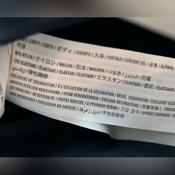 BNWT boatneck cropped long sleeve top with stretch - Picture 7 of 8